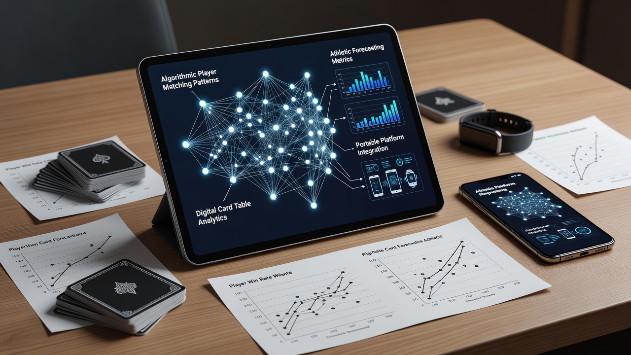Algorithmic patterns connecting mobile card games and sports prediction apps on portable devices