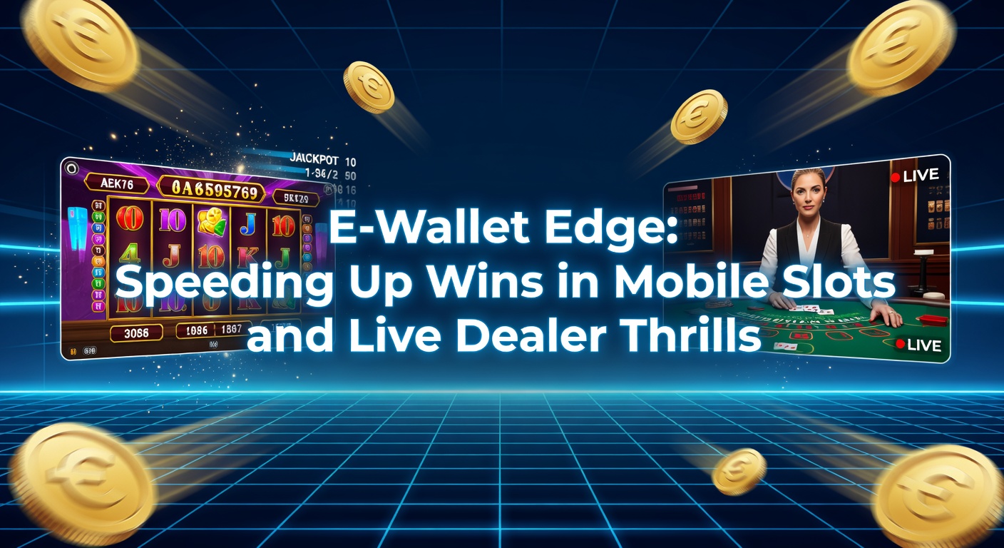 Live dealer blackjack table on a tablet screen, with e-wallet icons overlayed and transaction speed indicators flashing green for instant processing