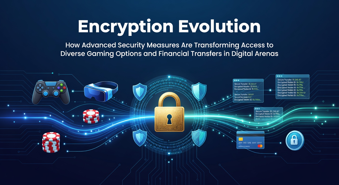 Digital illustration showing layered encryption shields protecting gaming platforms and secure transaction flows in a virtual arena