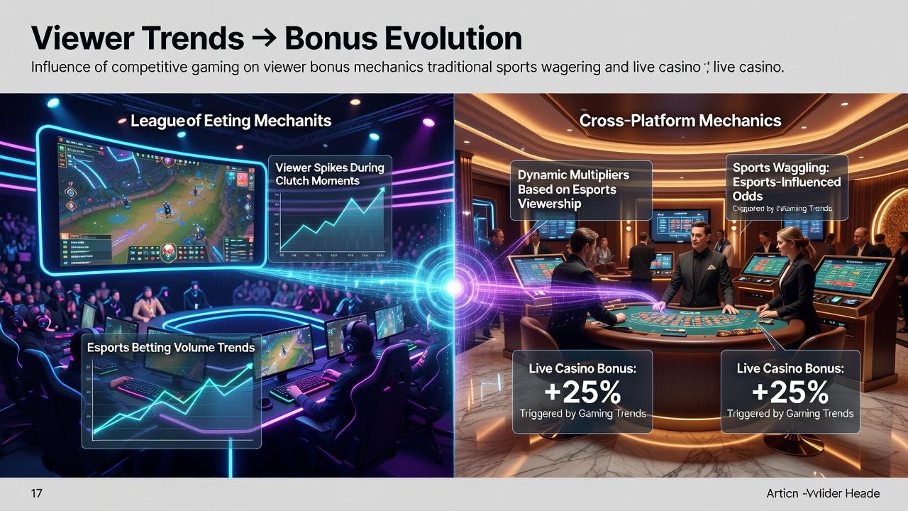 Esports viewership trends impacting bonus structures in sports betting and casinos