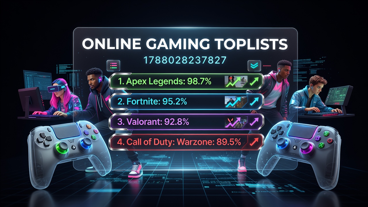 Tracking Shifts in Online Gaming Toplists Across Global Markets