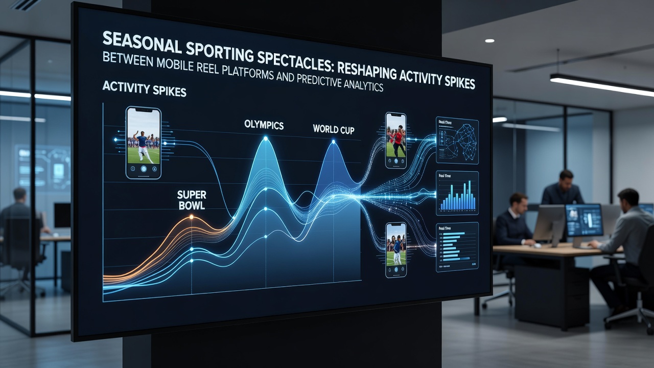 Activity spikes across regions during seasonal sporting events on mobile platforms