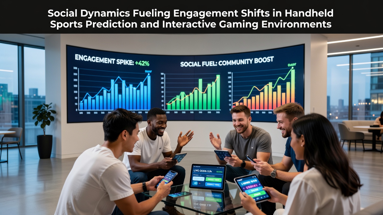 Mobile users engaging with sports prediction apps in social group settings