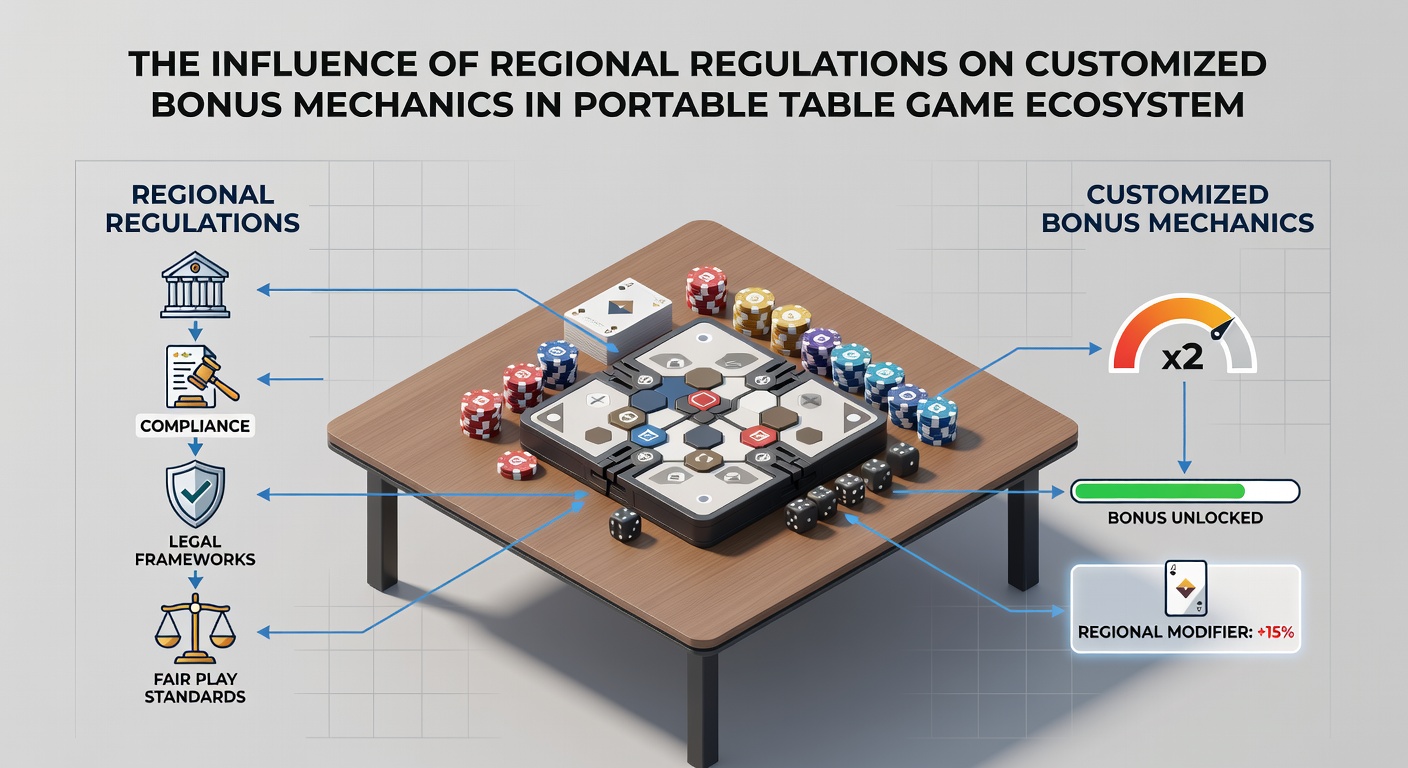 Mobile app interfaces displaying customized table game bonuses under regional regulatory constraints