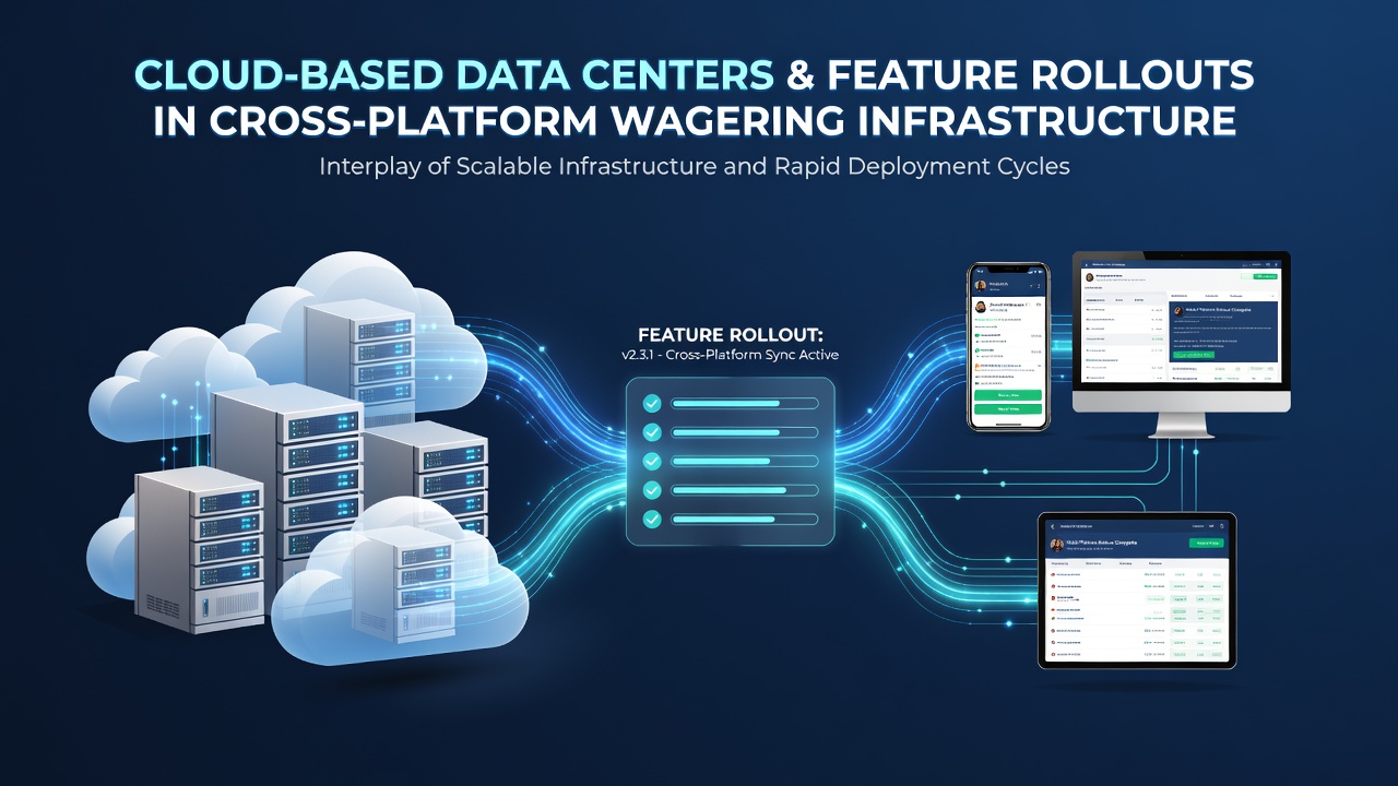 Cross-platform wagering interface demonstrating synchronized feature updates