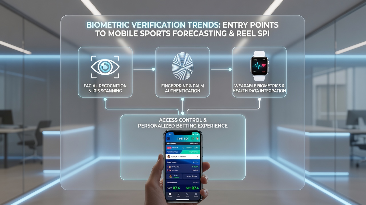 Close-up of palm vein scanner integrated into a mobile gaming device for reel spinning platform access